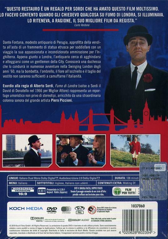 Fumo di Londra (DVD) di Alberto Sordi - DVD - 2