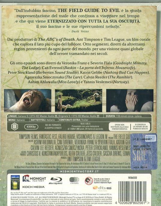 The Field Guide to Evil (Blu-ray) di Ashim Ahluwalia,Can Evrenol,Severin Fiala,Veronika Franz,Katrin Gebbe - Blu-ray - 2