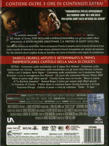 La bambola assassina (1988). Limited Edition (2 DVD) di Tom Holland - DVD - 2
