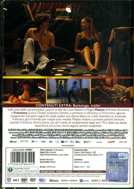 Un' avventura (DVD) di Marco Danieli - DVD - 2