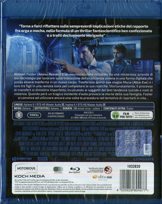 Replicas (Blu-ray) di Jeffrey Nachmanoff - Blu-ray - 2