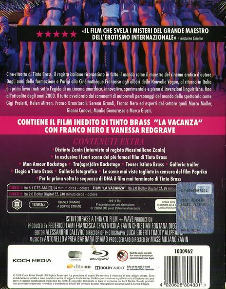 Istinto Brass. Collector's Edition (2 Blu-ray) di Massimiliano Zanin,Tinto Brass - Blu-ray - 2
