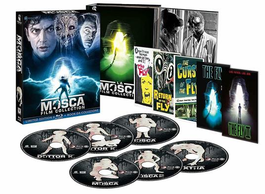 La Mosca Film Collection (6 Blu-ray) di David Cronenberg,Kurt Neumann,Edward Bernds,Don Sharp,Chris Walas - 3