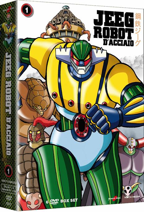 Jeeg Robot d'acciaio vol.1 (6 DVD) di Masayuki Akehi - DVD