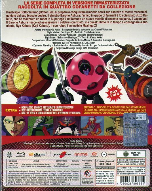 Mazinga Z vol.1 (3 Blu-ray) di Tomoharu Katsumata - Blu-ray - 3