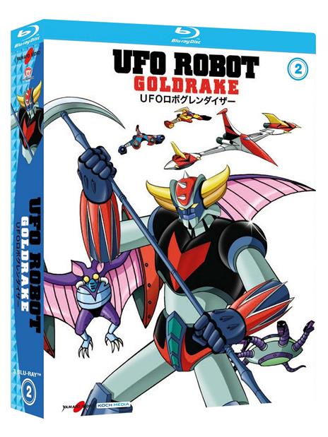 Ufo Robot Goldrake. Volume 2 (3 Blu-ray) di Masayuki Akehi,Tomoharu Katsumata,Masamune Ochiai - Blu-ray
