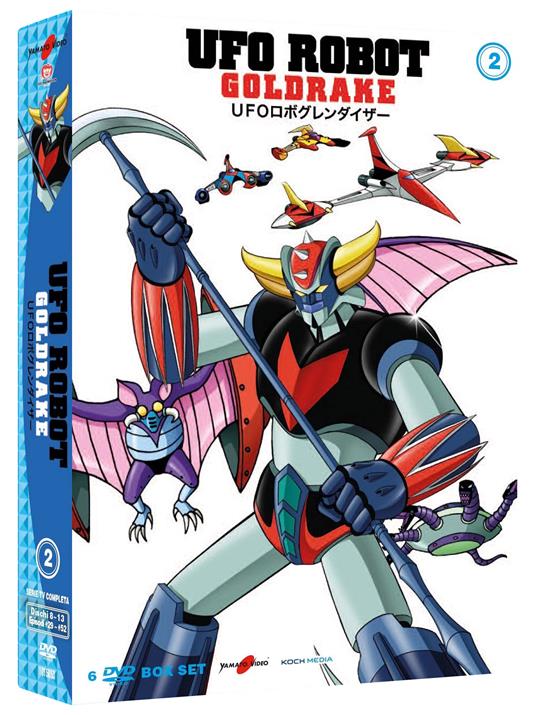 Ufo Robot Goldrake. Volume 2 (6 DVD) di Masayuki Akehi,Tomoharu Katsumata,Masamune Ochiai - DVD