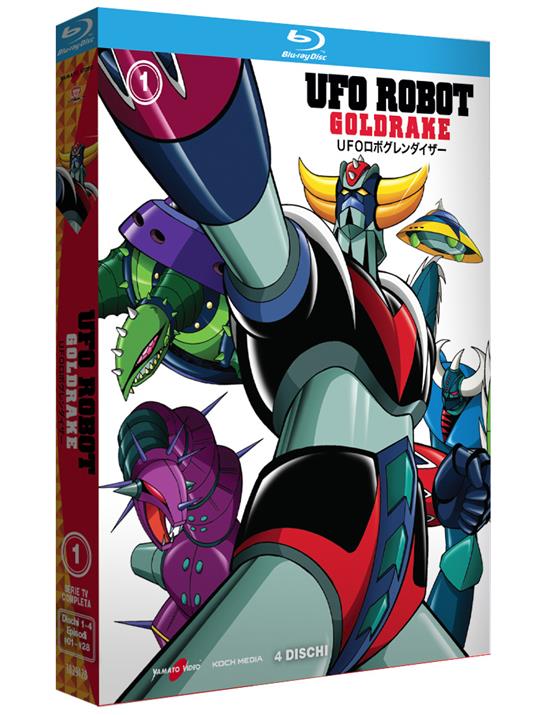 Ufo Robot Goldrake. Volume 1 (4 Blu-ray) - Blu-ray - Film di Masayuki Akehi , Tomoharu Katsumata Animazione | IBS
