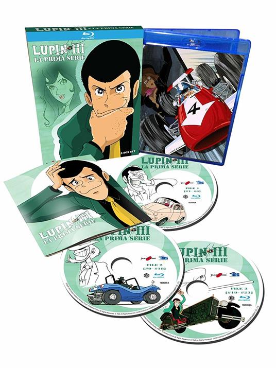 Lupin III. La prima serie (3 Blu-ray) di Masaaki Osumi,Hayao Miyazaki,Isao Takahata - Blu-ray - 2