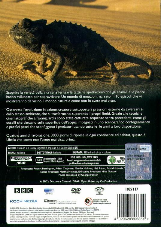Life. BBC (4 DVD) di Simon Blakeney,Stephen Lyle - DVD - 2