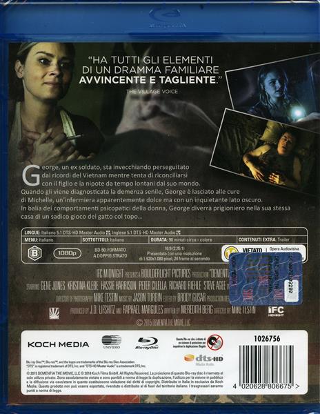 Dementia (Blu-ray) di Mike Testin - Blu-ray - 2