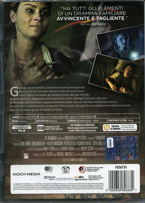 Dementia (DVD) di Mike Testin - DVD - 2