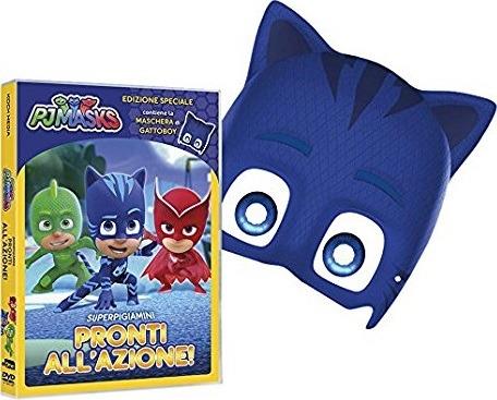 Pj Masks. Super Pigiamini. Pronti all'azione! Gattoboy edition. Con maschera (DVD) di Christian De Vita,Wilson Dos Santos - DVD