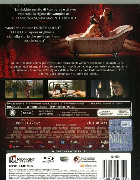 Vampyres (Blu-ray) di Victor Matellano - Blu-ray - 2