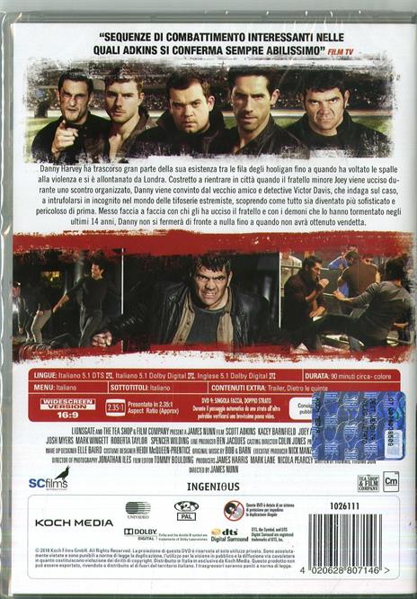 Hooligans. Sotto copertura (DVD) di James Nunn - DVD - 2