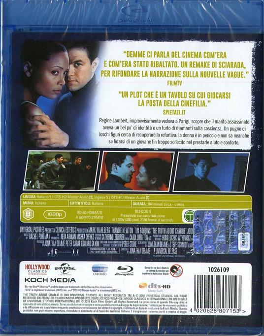The Truth About Charlie (Blu-ray) di Jonathan Demme - Blu-ray - 3