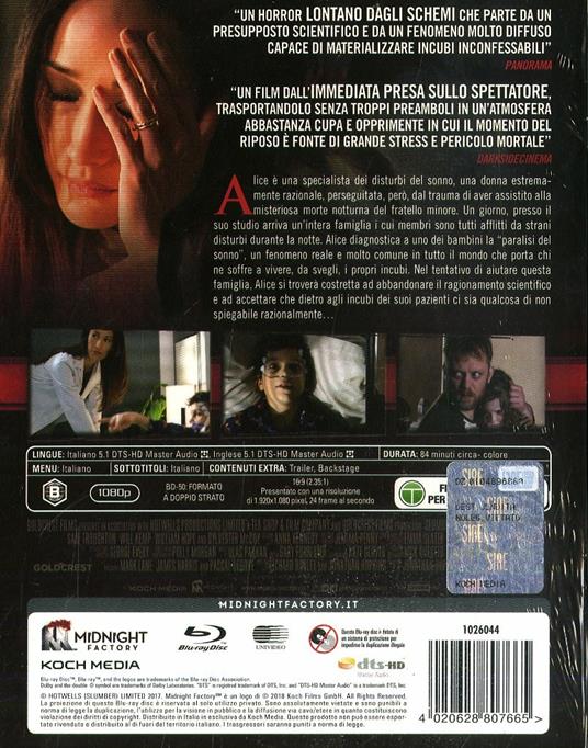 Slumber. Il demone del sonno. Limited Edition con Booklet (Blu-ray) di Jonathan Hopkins - Blu-ray - 2