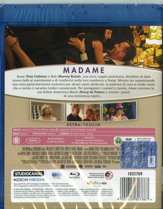 Madame (Blu-ray) di Amanda Sthers - Blu-ray - 2