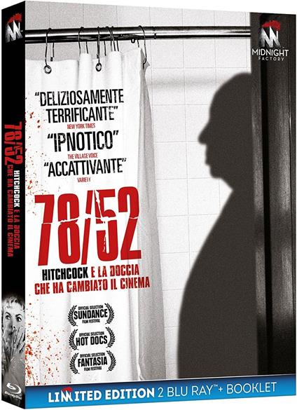 78/52. Hitchcock e la doccia che ha cambiato il cinema. Limited edition con Booklet (2 Blu-ray) di Alexandre O. Philippe - Blu-ray