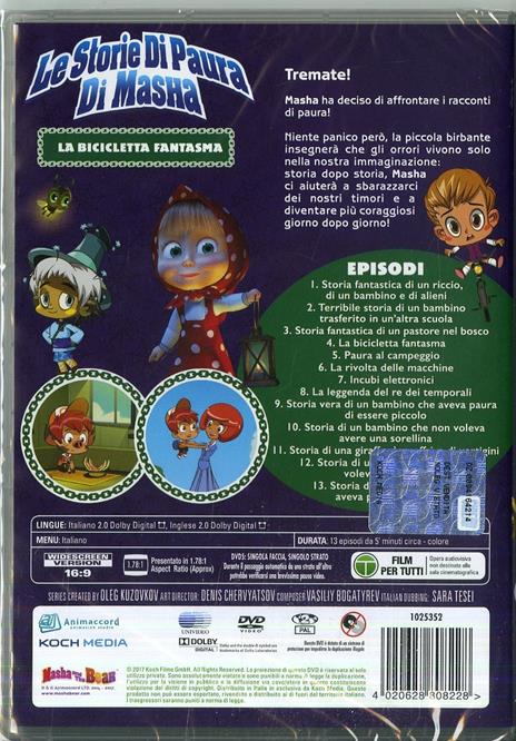 Masha e Orso. Le storie di paura di Masha. La bicicletta fantasma (DVD) - DVD - 2