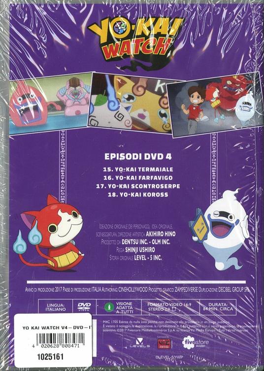 Yo-kai Watch. Vol. 4 (DVD) - DVD - Film di Shinji Ushiro Animazione