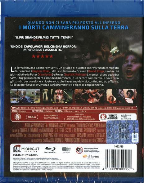 Zombi di George A. Romero - Blu-ray - 2