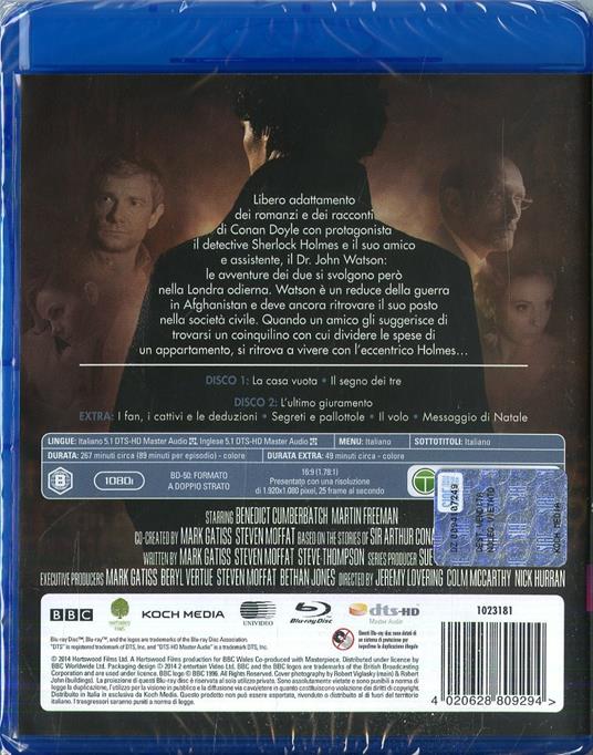 Sherlock. Stagione 3. Serie TV ita (2 Blu-ray) di Paul McGuigan,Euros Lyn,Toby Haynes - Blu-ray - 2