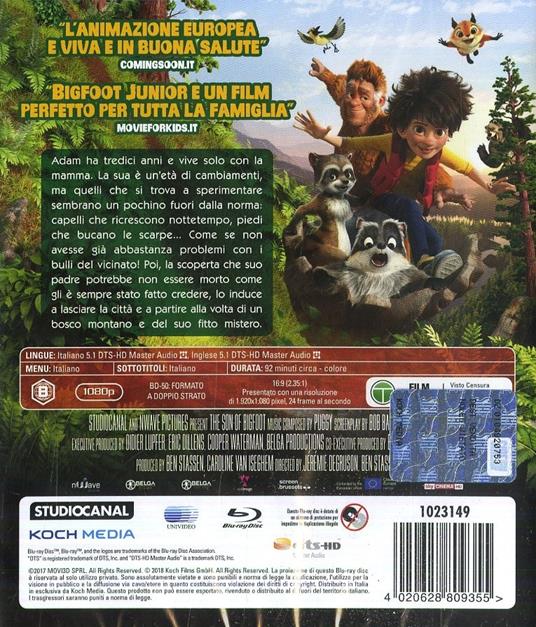 Bigfoot Junior (Blu-ray) di Jeremy Degruson,Ben Stassen - Blu-ray - 2