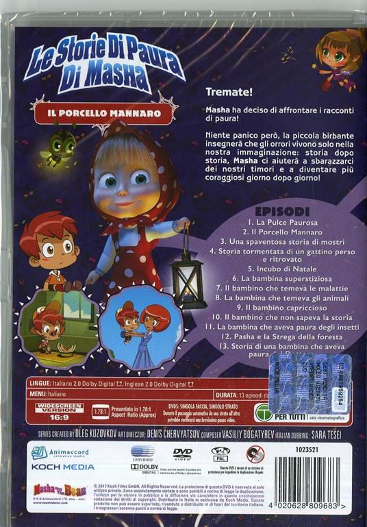 Masha e Orso. Le storie di paura di Masha. Il porcello mannaro (DVD) - DVD - 2