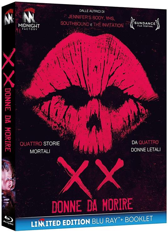 XX. Donne da morire. Limited Edition con Booklet (Blu-ray) di Roxanne Benjamin,Karyn Kusama,St. Vincent,Jovanka Vuckovic - Blu-ray