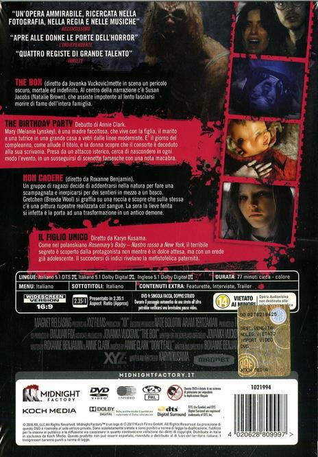 XX. Donne da morire. Limited Edition con Booklet (DVD) di Roxanne Benjamin,Karyn Kusama,St. Vincent,Jovanka Vuckovic - DVD - 2