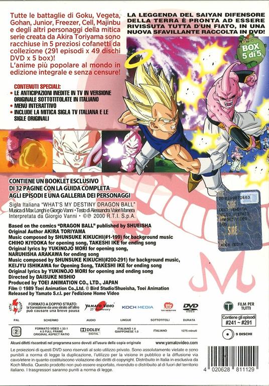 Dragon Ball Z. Vol. 5 (9 DVD) di Daisuke Nishio - DVD - 2