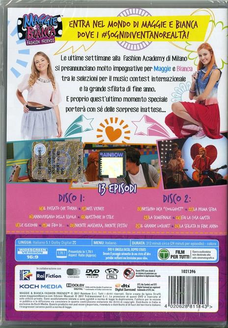 Maggie e Bianca Fashion Friends. Stagione 1. Vol. 2 (2 DVD) di Paolo Massari,Yuri Rossi - DVD - 2