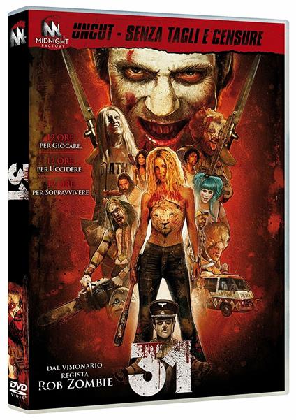 31. Standard Edition (DVD) di Rob Zombie - DVD