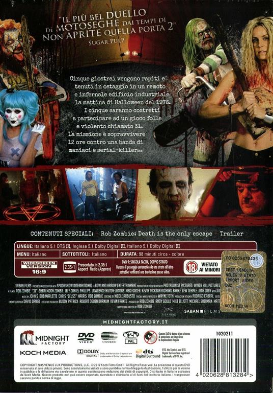 31. Edizione limitata (DVD) di Rob Zombie - DVD - 2