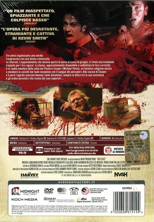 Red State. Limited Edition con Booklet (DVD) di Kevin Smith - DVD - 2