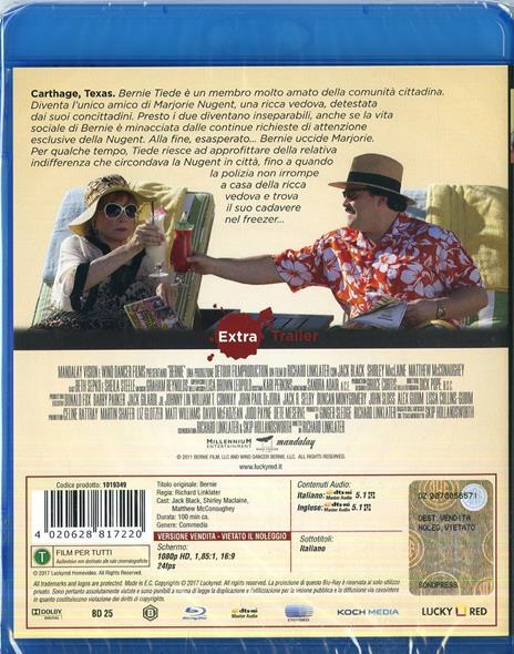 Bernie (Blu-ray) di Richard Linklater - Blu-ray - 2