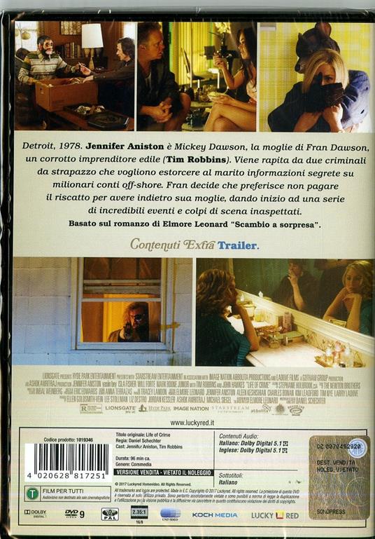 Life of Crime. Scambio a sorpresa (DVD) di Daniel Schechter - DVD - 2