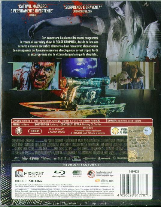 Scare Campaign. Edizione limitata con Booklet (Blu-ray) di Cameron Cairnes,Colin Cairnes - Blu-ray - 2