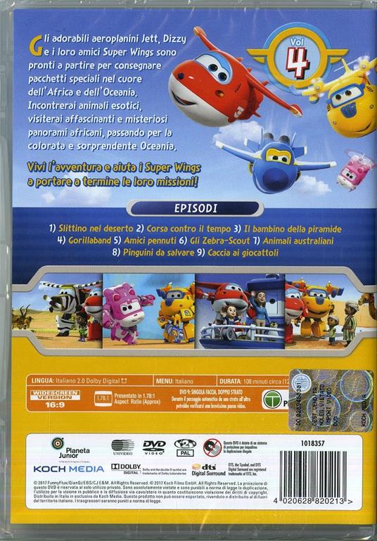 Super Wings. Vol. 4 di Josh Selig - DVD - 2