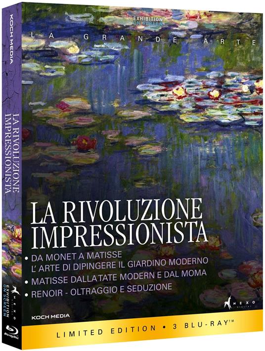 La rivoluzione impressionista (3 Blu-ray) di David Bickerstaff,Phil Grabsky,Ben Harding
