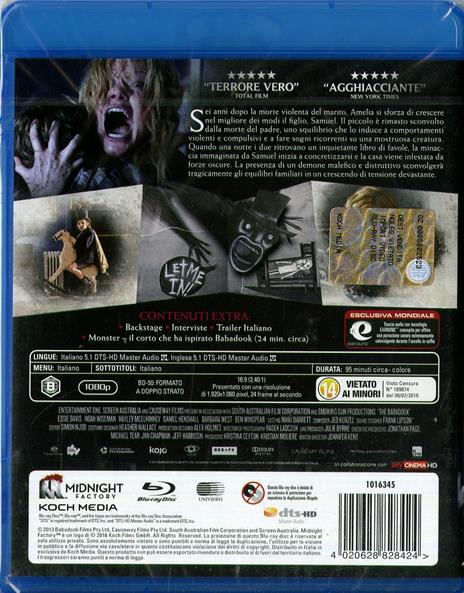 Babadook (Blu-Ray) di Jennifer Kent - Blu-ray - 2