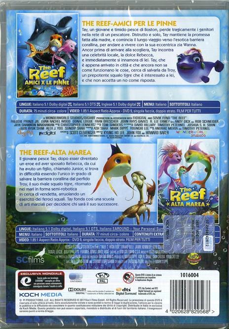 The Reef. Amici per le pinne Collection (2 DVD) di Howard E. Baker,John Fox,Mark A.Z. Dippé,Taedong Park - DVD - 2