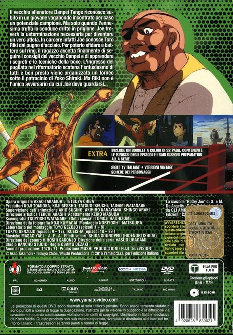 Rocky Joe. Serie 1. Box 3 (5 DVD) di Osamu Dezaki,Yoshiyuki Tomino,Noboru Ishiguro,Soji Yoshikawa,Hideo Nishimaki - DVD - 3
