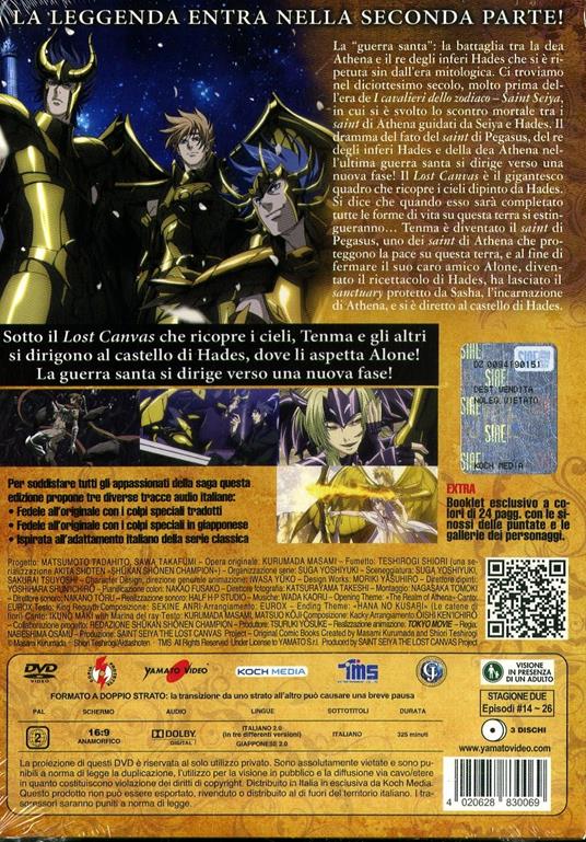 I Cavalieri dello Zodiaco. The Lost Canvas. Stagione 2 (3 DVD) di Osamu Nabeshima - DVD - 3