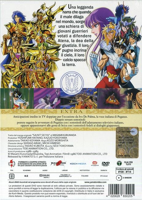 I Cavalieri dello Zodiaco. Parte 3. Nettuno (3 DVD) di Kozo Morishita,Kazuhito Kikuchi - DVD - 2