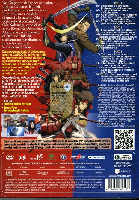 Sengoku basara. Samurai Kings. Stagione 1 (2 DVD) di Itsuro Kawasaki - DVD - 2