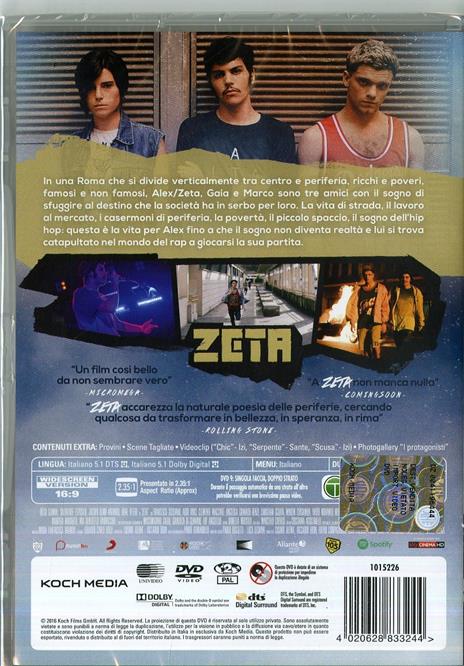 Zeta. Una storia hip-hop di Cosimo Alemà - DVD - 2