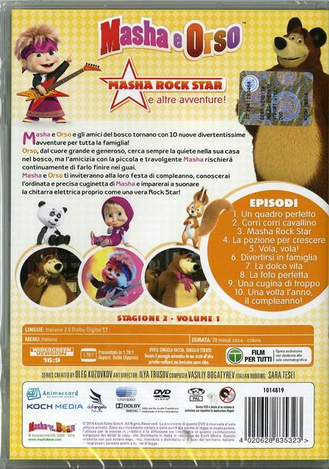 Masha e Orso. Masha rockstar - DVD - 2