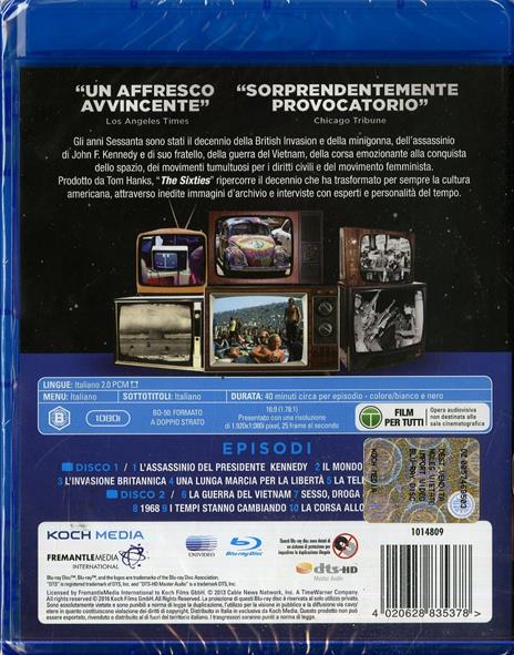 The Sixties. I dieci anni che hanno cambiato il mondo (2 Blu-ray) - Blu-ray - 2